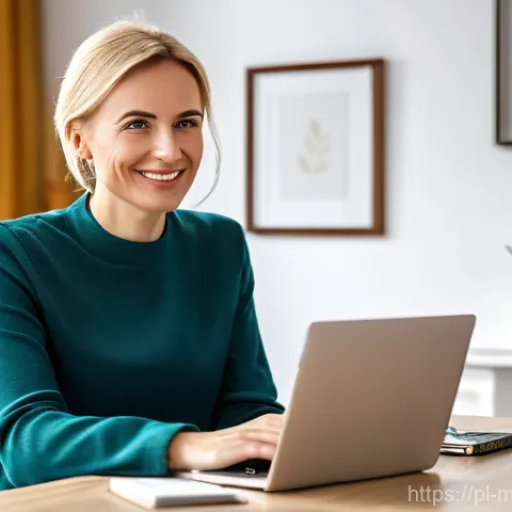 원격의료 서비스의 종합적인 접근 방법 - **Prompt:** A Polish woman in her late 30s, with a warm and approachable expression, is comfortably ...